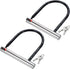 PATIKIL Bike U Lock 2 Pack, Anti Theft Bicycle Lock with 2 Keys, High-Security Zinc Alloy