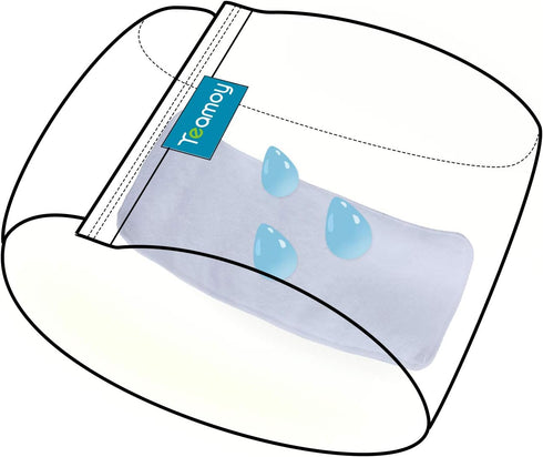 Teamoy Male Dog Diaper Pads, Reusable Dog Belly Band Liner Pads, Pack of 6, XS