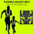 Reflective Vest Running Gear, High Visible Reflective Gear for Nighttime Running, Adjustable Safety Vests (2 Pack)