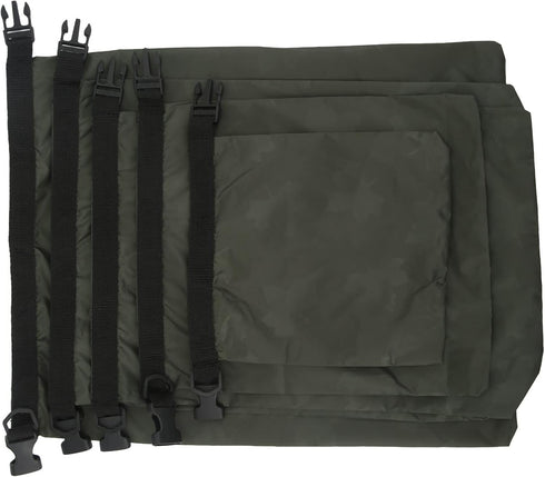 VBESTLIFE Waterproof Dry Sacks, 1.5L, 4L, 5L, 7L, 10L, 5Pcs Storage Dry Bag for Outdoor Swimming, Camping, Rafting