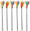 IUHKBH Cat Wands - 6 PCS Colorful Feather Stick Flexible Kitten Wand Interactive Cat Toys for Your Kitty
