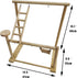 Parrots Playground, Bird Play Gym Wood Perch Stand Colours Revolving Climb Ladders Swing Chewing Toys with Parakeet
