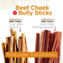 Natural Farm Beef Cheek Strips, 6-Inch (25-Pack) - 100% Natural Beef Cheeks for Dogs, High Protein Treats