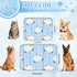 imiBBWQu Summer 27" 22" Cooling Pad Sheep White Blue Strips Star Cooling Mat for Dogs Washable Pet Ice Pad Mat Dog Ice