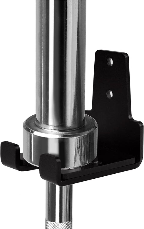 Yes4All Olympic Barbell Holder, Vertical Wall Mounted Barbell Storage Rack for Home Fitness Equipment