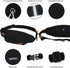 SINNO Large Crossbody Fanny Pack for Men Women, 4-Zipper Pockets Belt Bag for Travel Running Hiking