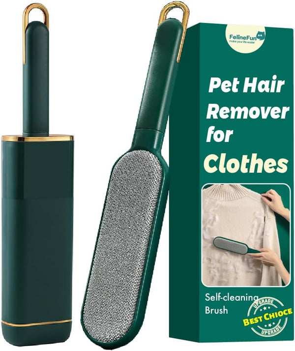 Pet Hair Remover for Clothes - Better Than Lint Rollers for Dog & Cat Hair, Lint Remover Brush for Clothing, Couch,