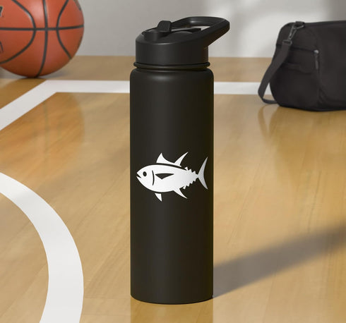 Tuna Fishing Apparel & Gifts Tuna Fishing Big Game Fisherman Fish Stainless Steel Insulated Water Bottle
