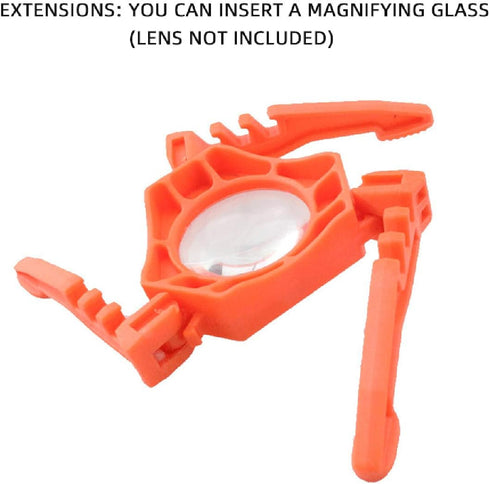 Fuel Can Stabilizer Canister Stand - Gas Tank Bracket Stove Standard Bottle Shelf Tripod Folding (Orange)