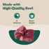 Jinx Bone Broth Biscuits - Natural Crunchy Dry Dog Treats, Made with Oven-Baked Real Beef, Pumpkin, Blueberries