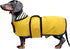 Dachshund Raincoat - Waterproof Corgi Raincoat for Dachshunds, Weiner Long Back Breeds with Reflective Stripe, Great