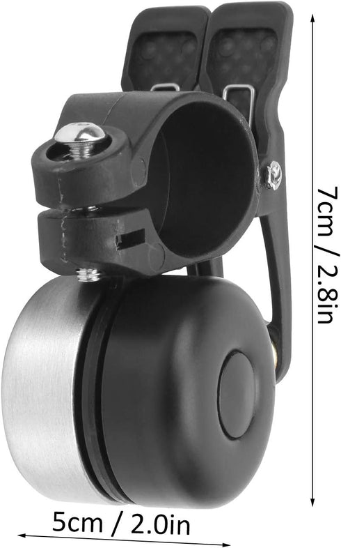 plplaaoo Classic Bike Bell, Vintage Bicycle Double Bell with Loud Sound for Cycling Accessory