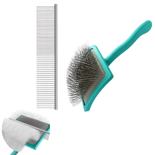 Doodle Brush for Dogs - Goldendoodle Brush with Poodle Comb - Goldendoodle