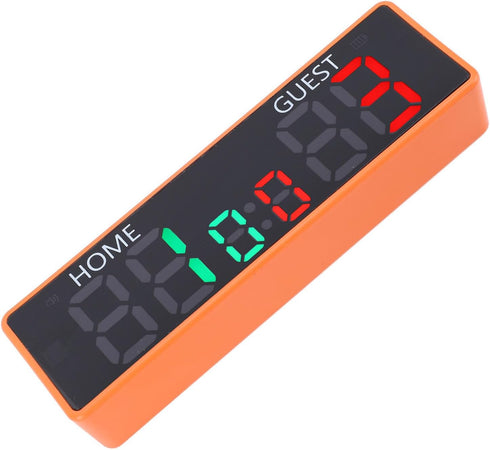 V30 6-Digit Mini Digital Scoreboard with Buzzer, Portable Rechargeable Tabletop Score Keeper for Board Games, Sports