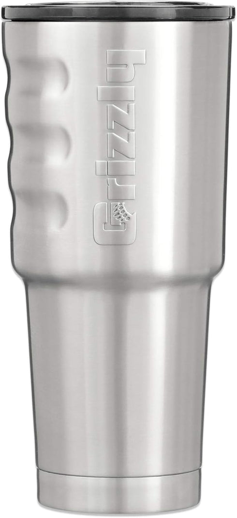 Grizzly Grip Cup 32 oz Tumbler | Stainless Steel | Vacuum Insulated with TwistTop Lid for Coffee Travel