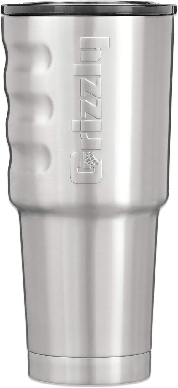 Grizzly Grip Cup 32 oz Tumbler | Stainless Steel | Vacuum Insulated with TwistTop Lid for Coffee Travel