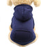 Idepet Pet Dog Hoodies - Warm Coat Jacket for Small Dogs, Chihuahua Clothes, Autumn Outfits (XS, Navy Blue)