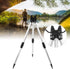 Portable Aluminum Alloy Fishing Rod Holder with Telescopic Legs