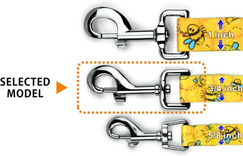 Garwor Heavy Duty Chrome Swivel Snap Hooks, 3/4", 4 Pcs, Trigger Clip Snaps for Dog Leashes & Crafts