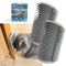 yuntop 2 Pack Softer Self Groomer with Catnip Wall Corner Massage Comb Scratcher for Long & Short Fur Cats Dogs