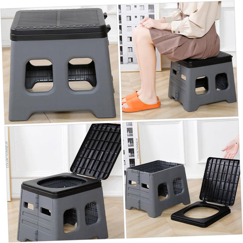 Abaodam Multi-Function Portable Toilet Lightweight Camping Potty for Travel Emergencies Easy to Carry Store Convenient