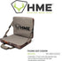 HME Portable Compact Hunting Folding Seat - Durable Weather-Resistant Foam Cushion with Storage Pocket