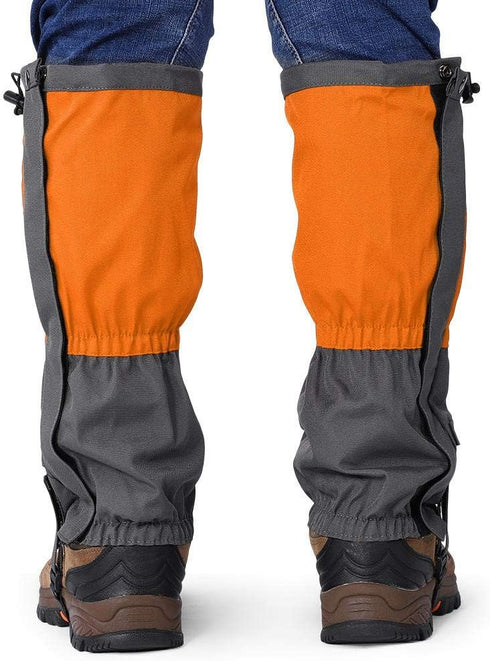 RiToEasysports Waterproof Leg Gaiters, Snow Boot Gaiters for Outdoor Backpacking Climbing Fishing