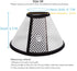 Depets Adjustable Recovery Pet Cone E-Collar for Cats, Puppy, Rabbit - Plastic Elizabeth Collar