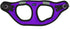 Max and Neo Nanu Small Dog Reflective Harness, We Donate a Harness to Dog Rescue for Every Harness Sold (Small, Purple)