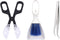 Tiny Cleaning Broom, Scooper Feeding Tool, Mini Dustpan and Brush, Stainless Steel Tweezer for Reptiles
