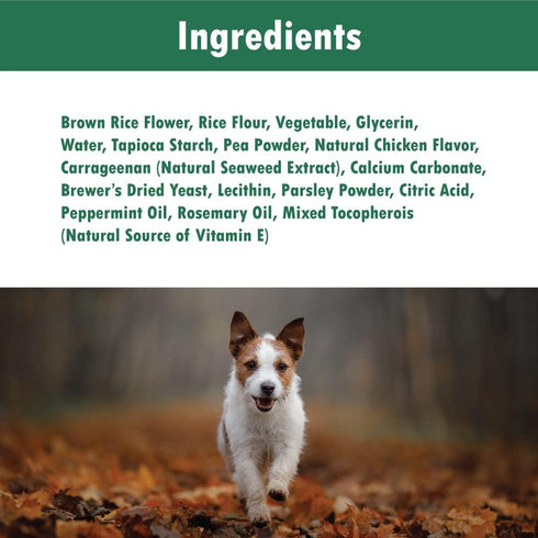 BONIES Natural Dental Bones Mini Multi-Pack for Dogs 5-15 LBS - 20 Low-Calorie Chicken Flavor Treats
