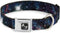 Buckle-Down Dog Collar - Galaxy Collage - 1" Wide - Fits 11-17" Neck - Medium