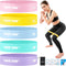 Resistance Bands Set for Working Out, Exercise Loop Bands for Men Women Body Stretching, Set of 5