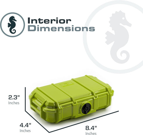 Seahorse 56 Portable Waterproof Hard Micro Case with Accuform Foam, IP67 Waterproof, Lockable, for Hand Tools