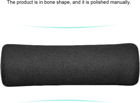 Sponge Foam Foot Pad Roller Pair for Gym Exercise Equipment, 1-inch Rod Replacement (Foam 9.25" X 2.76" Od X 0.87" Id)