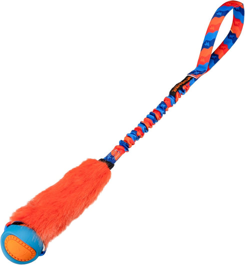 Tug-E-Nuff Fauxtastic PowerBall Bungee - Durable Bungee Tug Toy for Dogs, Ideal for Interactive Training (63cm)