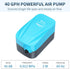 Pawfly Aquarium Air Pump with Nano Bio Sponge Filter Kit Air Control Valve Airline Tubing and Check Valve Accessories