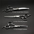 5 in1 Tips,4CR Dog Grooming Scissors Kit,Professional Pet Grooming Scissors with Safety Round Stainless Steel Sharp