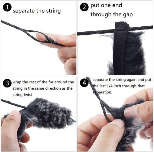 Otter Dampener Bow String Silencer, 1 Pair