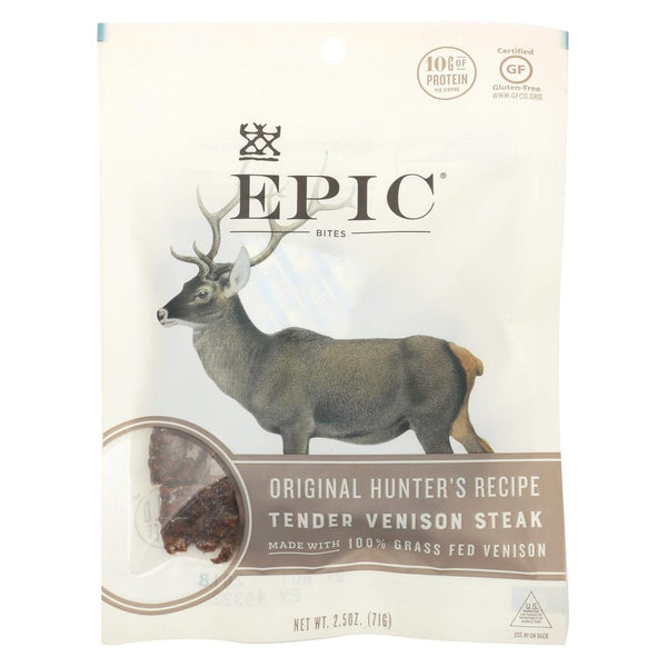EPIC PROVISIONS Hunter's Recipe Venison Bites, 2.5 OZ