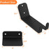 WALMANN 2 Pack Bike Pedal Hanger Wall Mount - Heavy Duty Horizontal Bike Rack for Garage Display Stand
