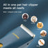 Prowerful Home Professional Dog Grooming Kit Clipper, Low Noise USB Rechargeable, Gifts for Dog and Cat, Green, TS006