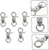 Ipetboom 5pcs Heavy Duty Birdcage Lock Metal Snaps, Spring Hook Clip for Bird Cage Door Accessories