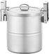 kowaku 304 2 3 Camping Rice Cooker Rice Cooking Pot with Lid Nonstick Stainless Steel Small Steamer Cookware