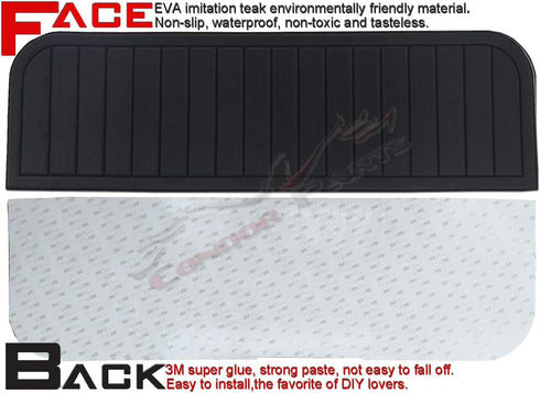 Golf Cart Rear Seat Kits Floor Mat - Anti-Skid EVA Mat for Yamaha EZGO RXV/TXT, Club Car DS/Precedent, Star Car, Excar,
