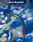 Pawfly Aquarium Airline Tubing 6.5 Feet, Standard 3/16" Black Kink-Resistant PVC Hose for Fish Tank Air Pump