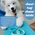 4 Pack, 0-6 Puppy Teething Rings - Bracelet Food Grade Silicone Chew Toys for Small Dogs-Medium Dog, Puppy Nipping