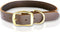 Leather Dog Collar with Heavy Duty Hardware, Full Grain Ultra Soft Genuine Cowhide Metal Buckle for Small Medium Large