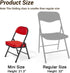 Mini Padded Folding Chairs, Garage Stool, Portable Camping Chair with Cushion, Lightweight Lawn Chair, for Outdoor