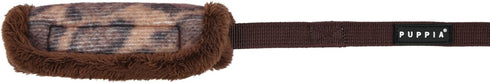 Puppia Kovo Winter Dog Leash Walking Training Fashionable for Small and Medium Dogs, Brown, Large